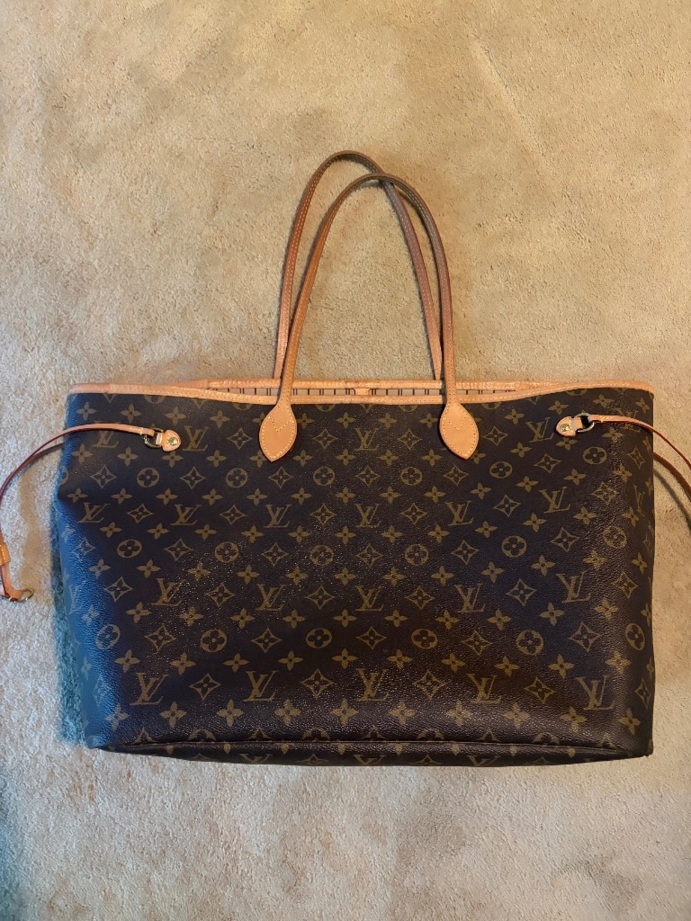 Louis Vuitton Neverfull GM, monogram, year 2021